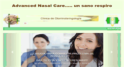 Desktop Screenshot of advancednasalcare.com.mx