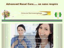 Tablet Screenshot of advancednasalcare.com.mx